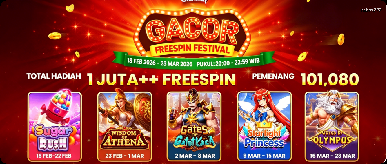 Login hebat777 Sekarang Bonus Melimpah